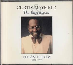 輸 Curtis Mayfield & The Impressions The Anthology 1961-1977 2CD◆規格番号■MCAD2-10664◆送料無料■即決●交渉有