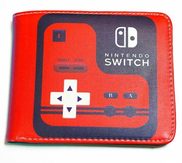 財布 サイフ　ニンテンドースイッチ　2つ折り財布　ゲーム機　グッズ