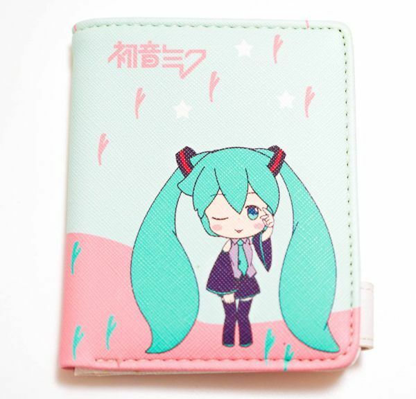 財布 初音ミク ボーカロイド 巡音ルカ 薄　鏡音リン KAITO サイフ さいふ 二つ折り