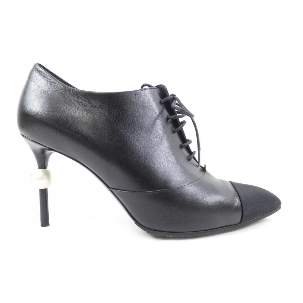 CHANEL BOTTS スェード MARINE 色 37サイズ MADE IN ITALY ...