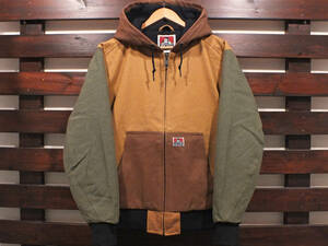 新品 Mサイズ BEN DAVIS WORKERS PARKA DUCK MULTI ベンデイビス ワーカーズ パーカ ダック マルチカラー ブラウン カーキ キャメル 中綿