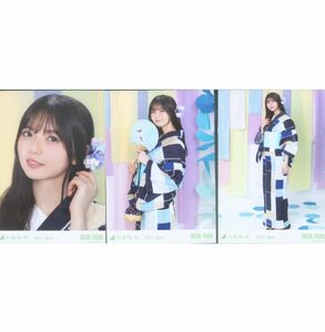 【2-137】乃木坂46生写真 公式 3枚 コンプ ヨリチュウヒキ　2021年7月ランダム生写真 齋藤飛鳥 2021.July 浴衣 3種コンプ