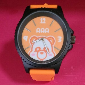 AAAえーパンダの腕時計 稼働 新品電池 デカっフェイス