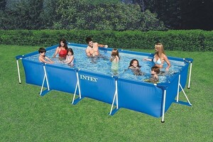 [ Mineya ] with cover extra-large pool!INTEX frame pool 4.5m×2.2m×84cm Inte ks[ postage included ]