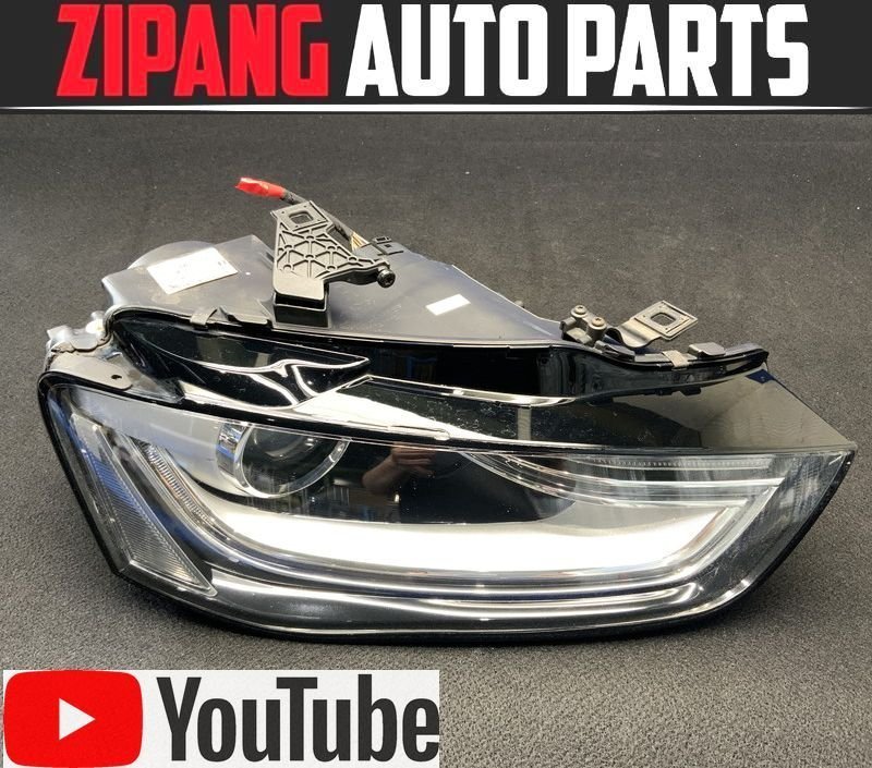 AU118 8K A4 2.0TFSI 後期 純正 右ヘッドライト HID/バラスト付 ◆8K0 941 006 D 【動画有り】○ ★即決★