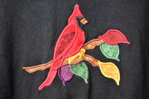 古着　オウム刺繍Tシャツ　90s Vintage ビンテージ　鳥　アニマル　アメリカ古着　90年代　L　ギルダン　Gildan　55M219_画像4