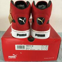 【The LIST/限定モデル】 UNDEFEATED × PUMA SUEDE MID 24K (PURE GOLD) "RED" US9 27.0cm 金属製コラボタグ付き未使用品 _画像6