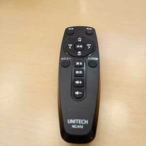 ユニテク RC-012 液晶テレビ　 リモコン UNITECH