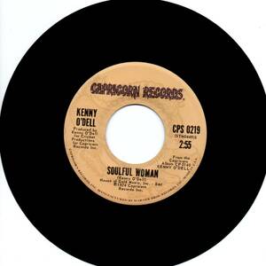 Kenny O'Dell 「Soulful Woman/ Let's Get On The Road」米国盤EPレコード