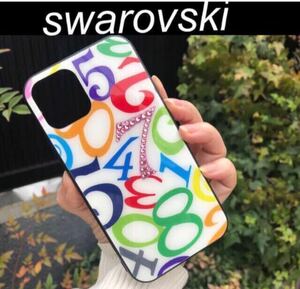  Swarovski iPhoneXR case strengthen glass iPhone case Swarovski mobile cover 