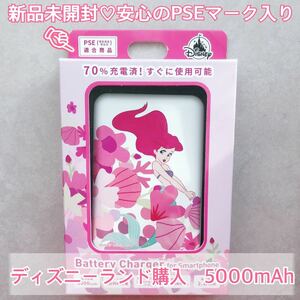 ディズニーランド購入　安心の国内規定PSE アリエル モバイルバッテリーチャージャー