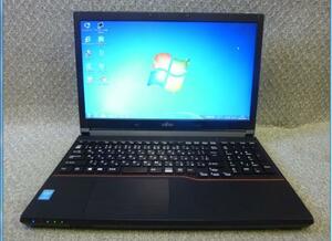 ★Win 7 リカバリ・10 OS選択可 富士通 LIFEBOOK A574/MW ★ 高速Core i3-4100M/4GB/500GB/Sマルチ/HDMI/無線/USB3.0/便利なソフト/1773