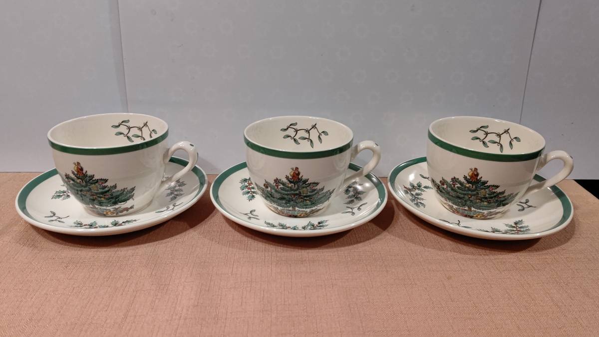 サイズ ヤフオク! Spode スポード クリスマスツリー カップ&... - 新品