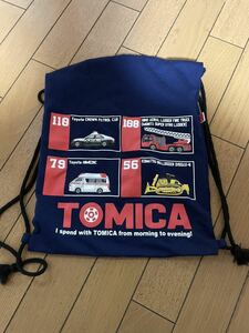 TOMICA(トミカ)ミニカーデザイン　子供用巾着タイプ　ナップサック