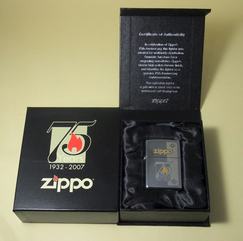 人気通販 【新品未使用】ジッポ ZIPPO 75周年記念品 タバコグッズ