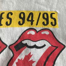 ローリングストーンズ　1995年ワールドツアー94／95 東京ドーム公演にて購入Tシャツ ミックジャガー　キースリチャード_画像3