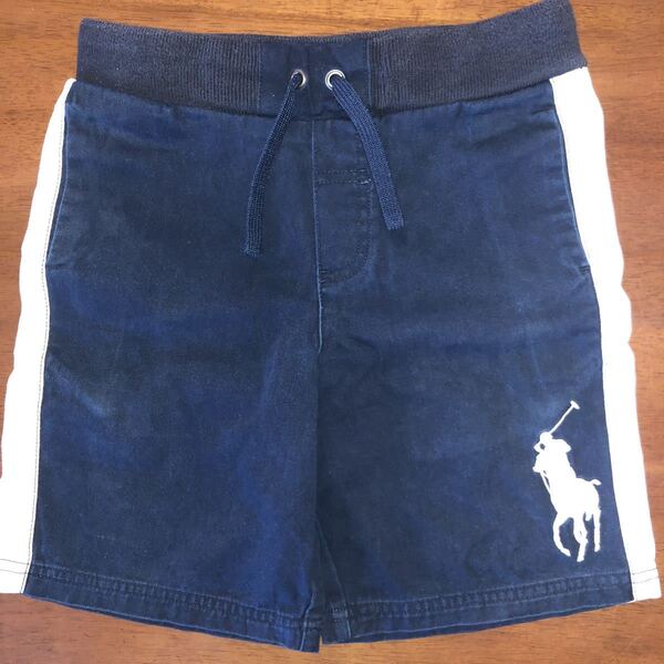【RALPH LAUREN/ラルフローレン】ショートパンツ サイズ6/120㎝ ビッグポニー 中古 ネイビー