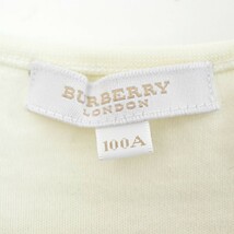 バーバリーロンドン フロントフリルトップス キッズ 長袖 コットン サイズ100A 三陽商会 BURBERRY LONDON_画像3