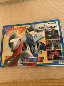 X70) セイカノート　SKETCH BOOK　スケッチブック　ウルトラマンガイア　1988　円谷プロ・毎日放送