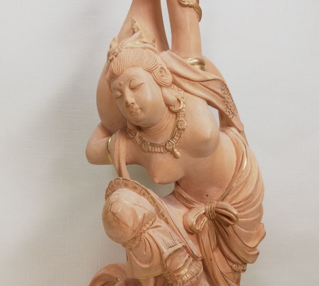 時代物 彩色 寄木造弁財天坐像 仏像 木造彩色弁財天像 木雕彩絵辯才 格安ショッピング 仏像 寄木造弁財天坐像 彩色 時代物 木造彩色弁財天像 七福神 木雕彩絵辯才天女 彫刻/オブジェクト