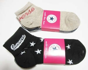 *送料無料*新品*コンバース*23-25㎝*ソックス3足×２*ロゴ☆*CONVERSE ALL STAR*