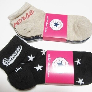 *送料無料*新品*コンバース*23-25㎝*ソックス3足×2*ロゴ☆*CONVERSE ALL STAR*