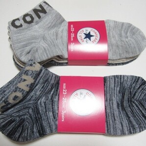 *送料無料*新品*コンバース*23-25㎝*ソックス3足×2*ロゴ④*CONVERSE ALL STAR*
