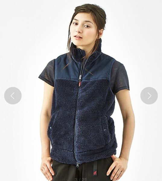 GRAMiCCi グラミチ ボアベスト BOA VEST サイズS 新品・未着用　定価12,800円