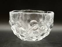 622【コスタボダ　ガラス　ボウル】食器　お皿　クリスタル　GRAPE　Bowl　185mm　KOSTA BODA　箱付_画像3