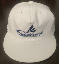 GRAND MONARCH コラボ CAP サザンヤード カントリー クラブ 白 キャップ MIZUNO グランド モナーク GOLF 90’s 好きに も 茨城 ミズノ_画像2