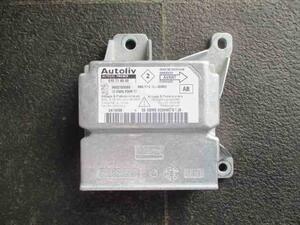 3574 Peugeot 308 T7W VF34 airbag computer CPU 24P 32P 610 71 49 00 9665100080