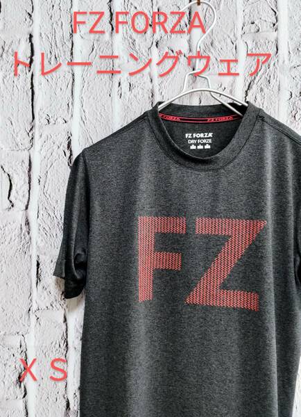 ★送料無料★ FZ FORZA フォーザ Tシャツ バトミントンウェア トレーニングウェア グレー ＸＳ