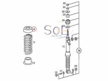 ベンツ W208 W209 W218 リアスプリングシム 5mm 左右共通 CLK200 CLK240 CLK320 CLK350 CLK55 CLK63 CLS350 CLS63 2103250184 出荷締切18時_画像2