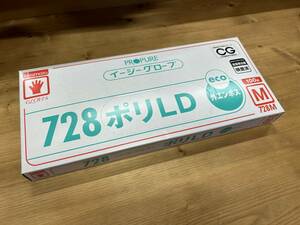 未使用 okamoto オカモト イージーグローブ728ポリLD外エンボス 100枚入 M 46箱セット 728M 使い捨て 手袋 14-44092