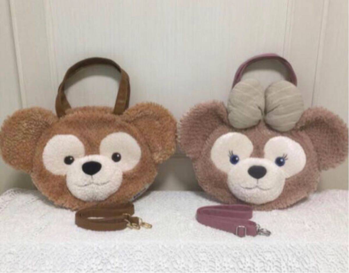 期間限定 限定お値下げ ダッフィー フェイス バッグ♡ superior