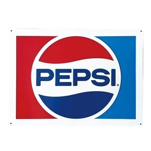 en Boss signboard [PEPSI-LOGO] Pepsi-Cola plate autograph 