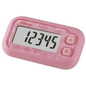 yamasa pocket pedometer comfortably ten thousand .EX-200P sakura pink 