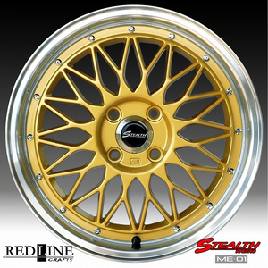 ■ ステルスレーシング ME01 ■ 16x5.5J　軽四用/人気のメッシュ!!　GOODYEAR LS2000　165/50R16 タイヤ付4本セット