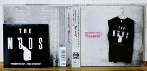 ザ・モッズ THE MODS/Records★ベスト2CD+初回8㎝CD★帯付★レーベルを超え収録 初CD化＆貴重音源あり 森山達也
