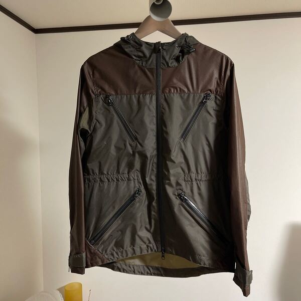 nano universe ナノユニバース ナイロンパーカー ナイロンジャケット マウンテンパーカー 茶色 Mサイズ
