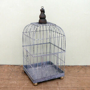  antique style * bird cage S square * natural miscellaneous goods interior miscellaneous goods gardening miscellaneous goods 