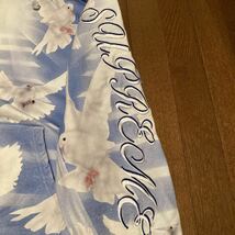 新品 22SS Supreme Doves Hoodie Sweatshirt M ダヴズ フーディー パーカー 鳩 鳩柄 ブルー 水色_画像2