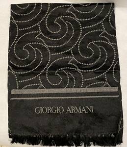 美品クリーニング済 GIORGIO ARMANI マフラー ストール ジョルジオアルマーニ