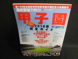 週刊ベースボール高校野球マガジン　甲子園2018夏完全ガイド/FCR