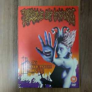 CRADLE OF FILTH / heavy left handed &　candid live DVD ブラックメタル　リージョン0　NTSC