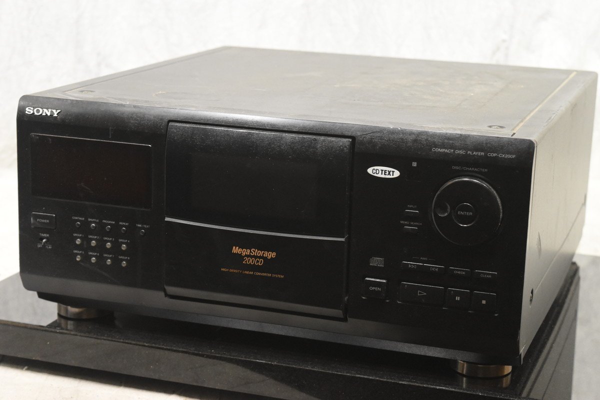大きい割引SONY CDマガジンプレイヤーCDP-CX200F