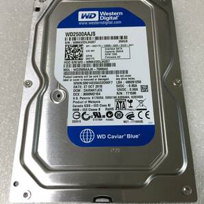 ▲13636時間 Western Digital WD2500AAJS 250GB 『正常判定』3.5インチHDDの画像1