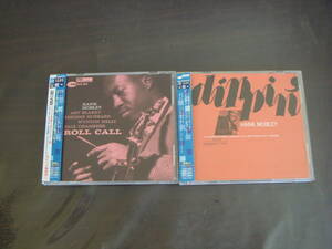 HANK　MOBLEY　ハンク・モブレー　CD2枚セット　DIPPIN'（ディッピン）　ROLL　CALL（ロール・コール）