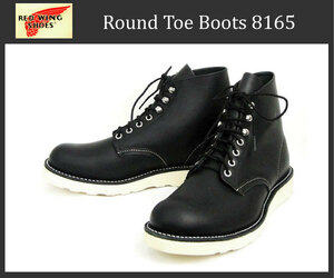 RED WING(レッドウィング) 8165 6inch CLASSIC PLAIN TOE ブーツ Black Chrome (ブラッククロムレザー)-4.5D(約22.5cm)