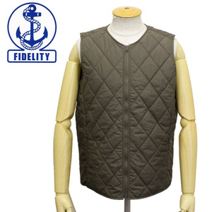 FIDELITY (フィデリティ) FD202RE25050 PADDING LIGHT WEIGHT VEST ライトウェイト ベスト FD034 67OLIVE L